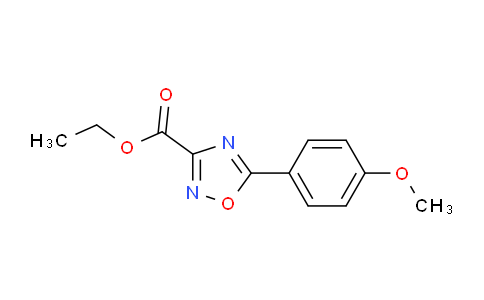 CAS No. 151098-14-5, Ethyl 5-(4-methoxyphenyl)-1,2,4-oxadiazole-3-carboxylate