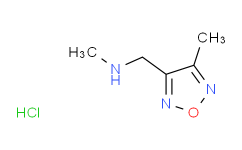 CAS No. 1185300-17-7, N-Methyl-1-(4-methyl-1,2,5-oxadiazol-3-yl)methanamine hydrochloride