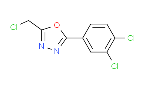 CAS No. 33575-81-4, 2-(Chloromethyl)-5-(3,4-dichlorophenyl)-1,3,4-oxadiazole