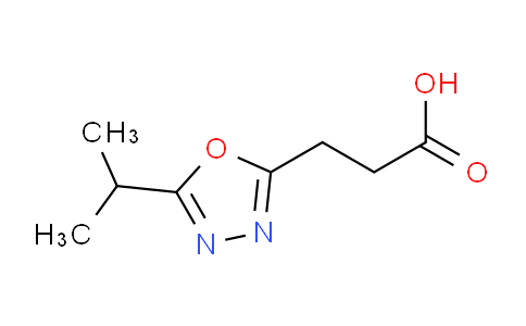 CAS No. 1019111-17-1, 3-[5-(propan-2-yl)-1,3,4-oxadiazol-2-yl]propanoic acid