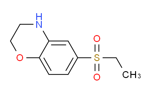 CAS No. 888731-85-9, 6-(Ethylsulfonyl)-3,4-dihydro-2H-1,4-benzoxazine