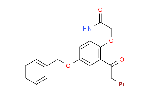 CAS No. 926319-53-1, 6-(Benzyloxy)-8-(2-bromoacetyl)-2H-benzo[b][1,4]oxazin-3(4H)-one