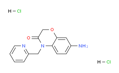 CAS No. 120101-67-9, 7-amino-4-(pyridin-2-ylmethyl)-2H-benzo[b][1,4]oxazin-3(4H)-one dihydrochloride