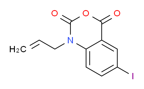 CAS No. 1131605-41-8, 1-allyl-6-iodo-1H-benzo[d][1,3]oxazine-2,4-dione