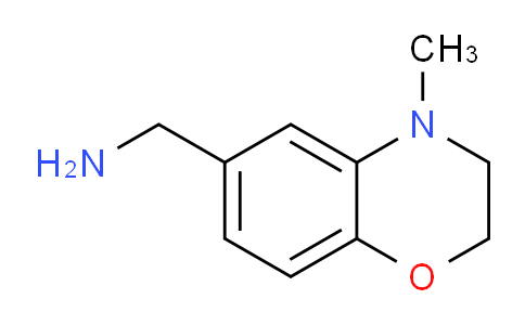 CAS No. 1225889-66-6, C-(4-Methyl-3,4-dihydro-2H-benzo[1,4]oxazin-6-yl)-methylamine