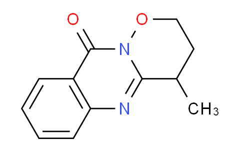 CAS No. 51866-13-8, 4-Methyl-3,4-dihydro-[1,2]oxazino[3,2-b]quinazolin-10(2H)-one