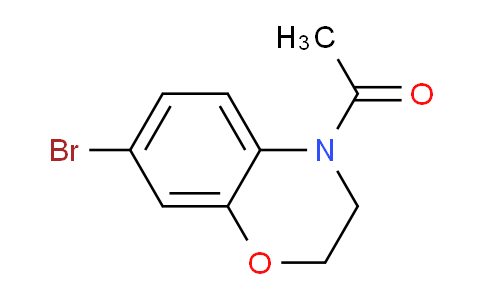 CAS No. 280142-79-2, 1-(7-bromo-2H-benzo[b][1,4]oxazin-4(3H)-yl)ethanone