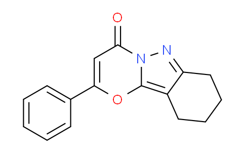 CAS No. 919533-25-8, 2-Phenyl-7,8,9,10-tetrahydro-4H-[1,3]oxazino[3,2-b]indazol-4-one