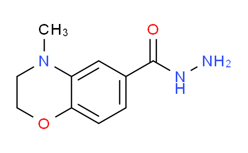 CAS No. 1160474-78-1, 4-Methyl-3,4-dihydro-2H-benzo[b][1,4]oxazine-6-carbohydrazide