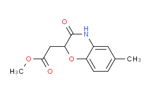 CAS No. 104662-85-3, Methyl 2-(6-methyl-3-oxo-3,4-dihydro-2H-benzo[b][1,4]oxazin-2-yl)acetate