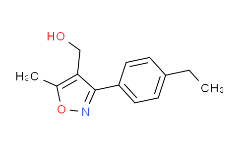 CAS No. 1267275-87-5, (3-(4-Ethylphenyl)-5-methylisoxazol-4-yl)methanol
