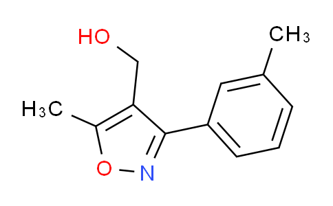 CAS No. 1159602-00-2, (5-Methyl-3-(m-tolyl)isoxazol-4-yl)methanol