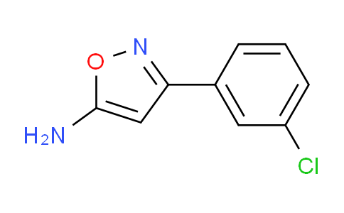 CAS No. 86685-95-2, 3-(3-Chlorophenyl)isoxazol-5-amine