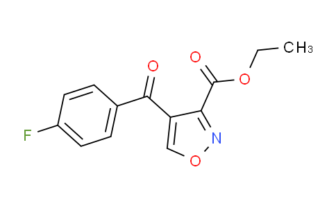 CAS No. 338420-60-3, Ethyl 4-(4-fluorobenzoyl)isoxazole-3-carboxylate