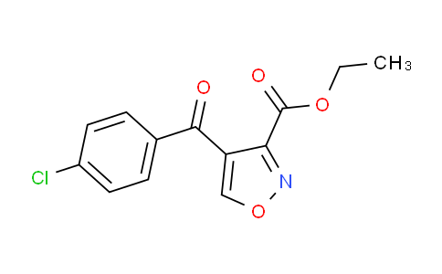 CAS No. 952182-77-3, Ethyl 4-(4-chlorobenzoyl)isoxazole-3-carboxylate