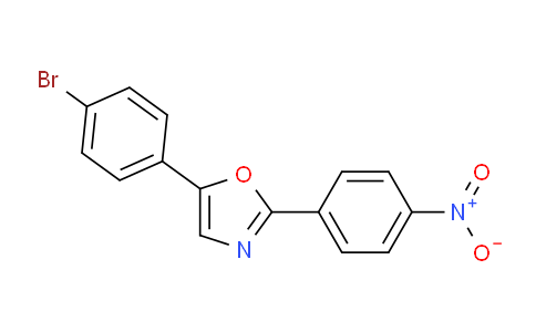 CAS No. 118426-04-3, 5-(4-Bromo-phenyl)-2-(4-nitro-phenyl)-oxazole