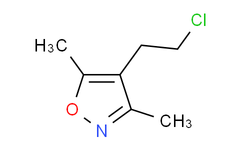 CAS No. 79379-02-5, 4-(2-Chloroethyl)-3,5-dimethylisoxazole