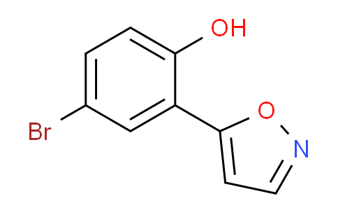 CAS No. 213690-27-8, 4-Bromo-2-(5-isoxazolyl)phenol