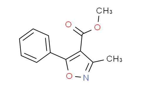 CAS No. 773876-11-2, Methyl 3-methyl-5-phenylisoxazole-4-carboxylate