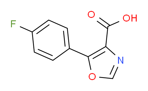 CAS No. 1083246-33-6, 5-(4-Fluorophenyl)oxazole-4-carboxylic acid