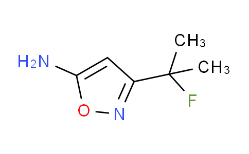 CAS No. 1049677-76-0, 3-(2-Fluoropropan-2-yl)isoxazol-5-amine