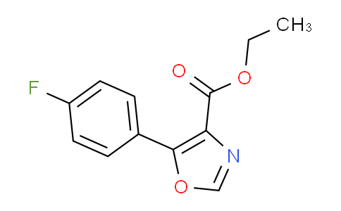 CAS No. 127919-31-7, Ethyl 5-(4-fluorophenyl)oxazole-4-carboxylate