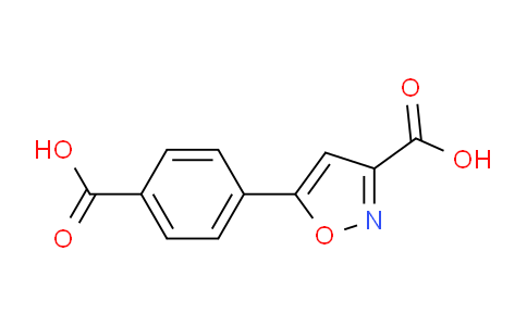 CAS No. 1375064-71-3, 5-(4-carboxyphenyl)isoxazole-3-carboxylic acid