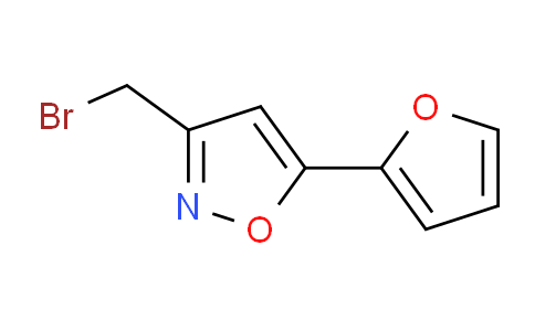 CAS No. 1357352-10-3, 3-(Bromomethyl)-5-(furan-2-yl)isoxazole