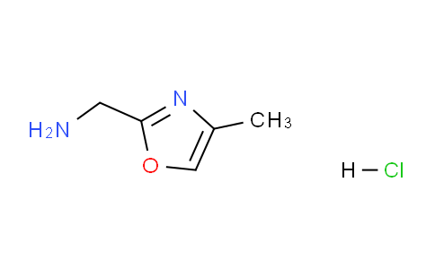 CAS No. 1391733-72-4, (4-Methyloxazol-2-yl)methanamine hydrochloride