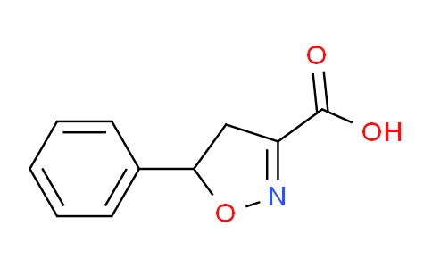 CAS No. 10313-27-6, 5-Phenyl-4,5-dihydroisoxazole-3-carboxylic acid
