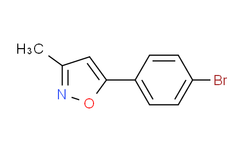 CAS No. 52063-43-1, 5-(4-Bromophenyl)-3-methylisoxazole