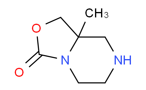 CAS No. 2168066-53-1, 8a-methyl-hexahydro-1H-[1,3]oxazolo[3,4-a]piperazin-3-one