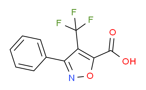 CAS No. 1236188-80-9, 3-phenyl-4-(trifluoromethyl)-1,2-oxazole-5-carboxylic acid