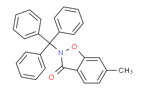 CAS No. 947408-94-8, 6-methyl-2-(triphenylmethyl)-2,3-dihydro-1,2-benzoxazol-3-one