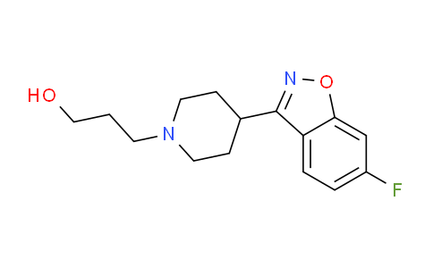 CAS No. 150332-87-9, 3-(4-(6-fluorobenzo[d]isoxazol-3-yl)piperidin-1-yl)propan-1-ol