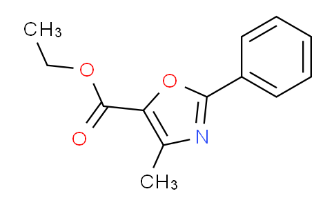 CAS No. 4620-52-4, Ethyl 4-methyl-2-phenyloxazole-5-carboxylate