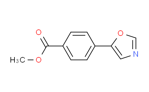 CAS No. 179057-14-8, methyl 4-(oxazol-5-yl)benzoate