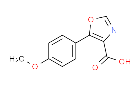 CAS No. 89205-07-2, 5-(4-methoxyphenyl)oxazole-4-carboxylic acid