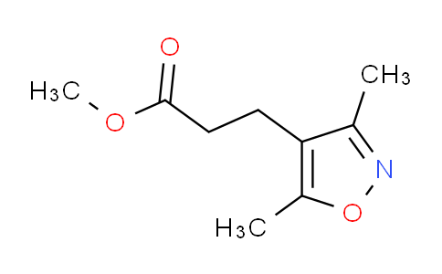 CAS No. 154928-90-2, methyl 3-(3,5-dimethylisoxazol-4-yl)propanoate