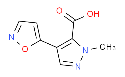 CAS No. 925200-28-8, 4-isoxazol-5-yl-1-methyl-1H-pyrazole-5-carboxylic acid