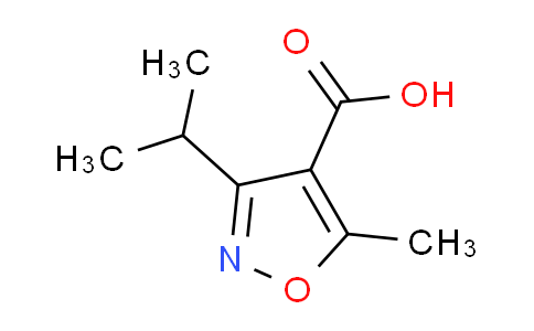 CAS No. 876717-62-3, 3-isopropyl-5-methylisoxazole-4-carboxylic acid