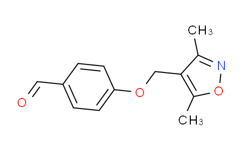 CAS No. 610260-63-4, 4-[(3,5-dimethylisoxazol-4-yl)methoxy]benzaldehyde