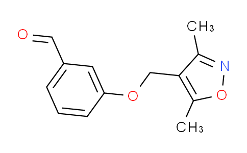 CAS No. 905808-59-5, 3-[(3,5-dimethylisoxazol-4-yl)methoxy]benzaldehyde
