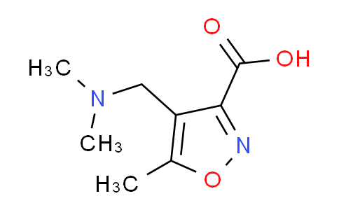 CAS No. 893749-96-7, 4-[(dimethylamino)methyl]-5-methylisoxazole-3-carboxylic acid