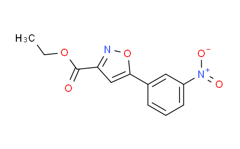 CAS No. 866040-66-6, ethyl 5-(3-nitrophenyl)isoxazole-3-carboxylate