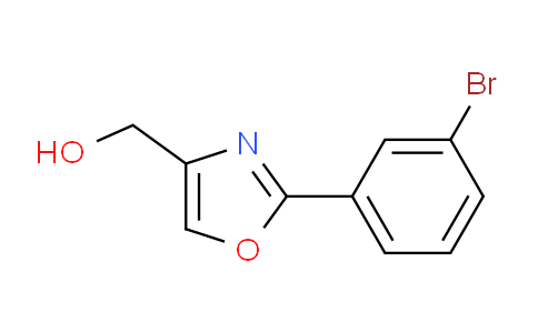 CAS No. 885272-67-3, (2-(3-bromophenyl)oxazol-4-yl)methanol