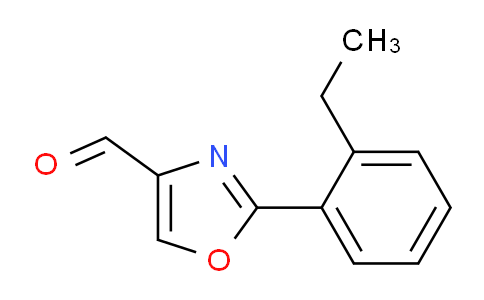 CAS No. 885274-24-8, 2-(2-ethylphenyl)oxazole-4-carbaldehyde
