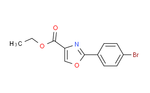 CAS No. 391248-23-0, ethyl 2-(4-bromophenyl)oxazole-4-carboxylate