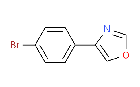 CAS No. 54289-73-5, 4-(4-bromophenyl)oxazole