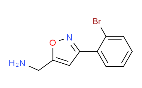 CAS No. 543713-38-8, (3-(2-bromophenyl)isoxazol-5-yl)methanamine